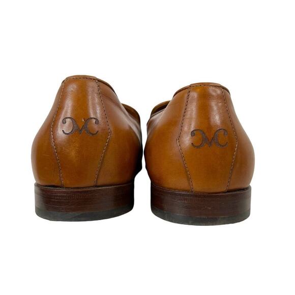 Elegant Brown Leather Tassel Slip-Ons main image 10